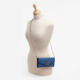 Blue Patterned Clutch Bag - Image 2 - please select to enlarge image