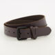 Brown Leather Belt  - Image 2 - please select to enlarge image