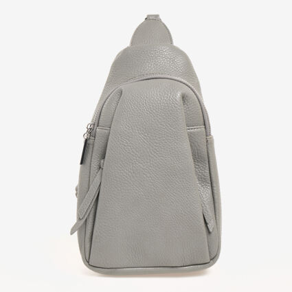 Grey Sling Cross Body Bag - Image 1 - please select to enlarge image