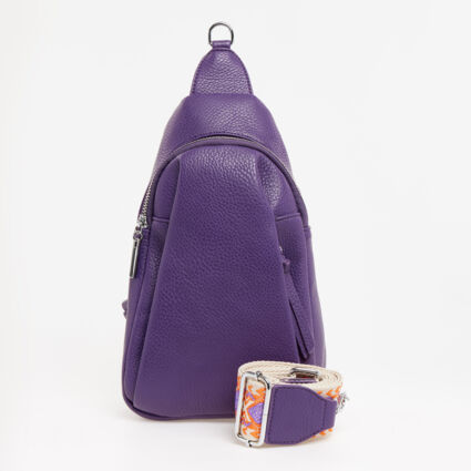 Purple Sling Backpack - Image 1 - please select to enlarge image