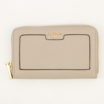 Taupe Karry Large Purse - Image 1 - please select to enlarge image