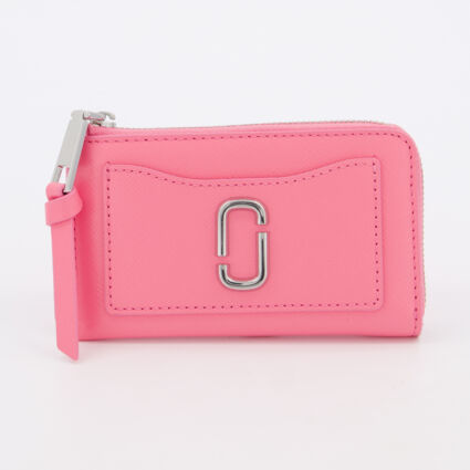 Pink Zip Around Wallet - Image 1 - please select to enlarge image