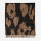 Black Leopard Spot Scarf  - Image 2 - please select to enlarge image