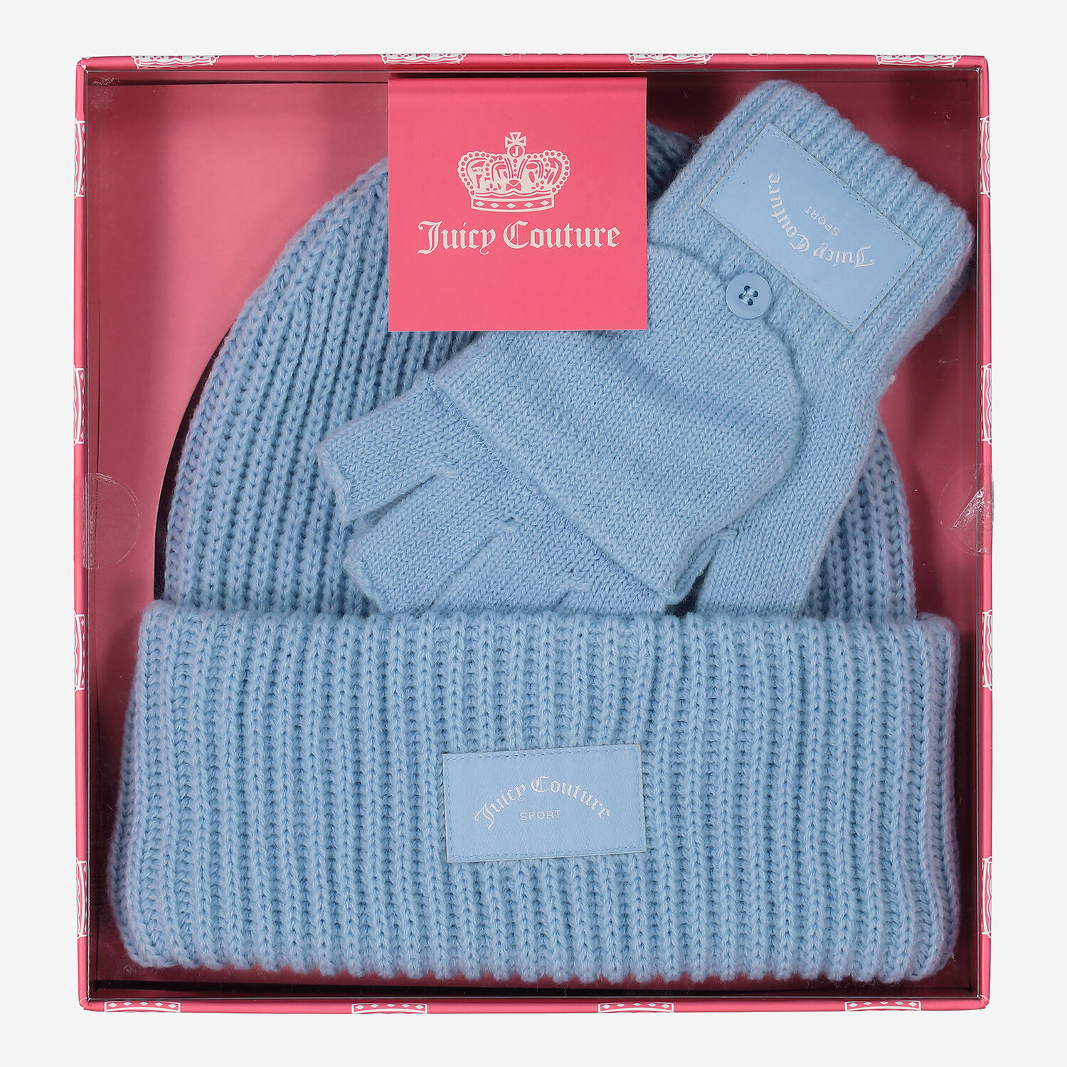 Two Pack Blue Beanie Gloves Set TK Maxx UK - Main Image