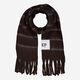 Java & Powder Blue Stripe Logo Scarf - Image 1 - please select to enlarge image