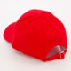 Red Embroidered Logo Cap  - Image 2 - please select to enlarge image
