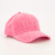 Barbie Pink Terry Baseball Cap - Image 1 - please select to enlarge image