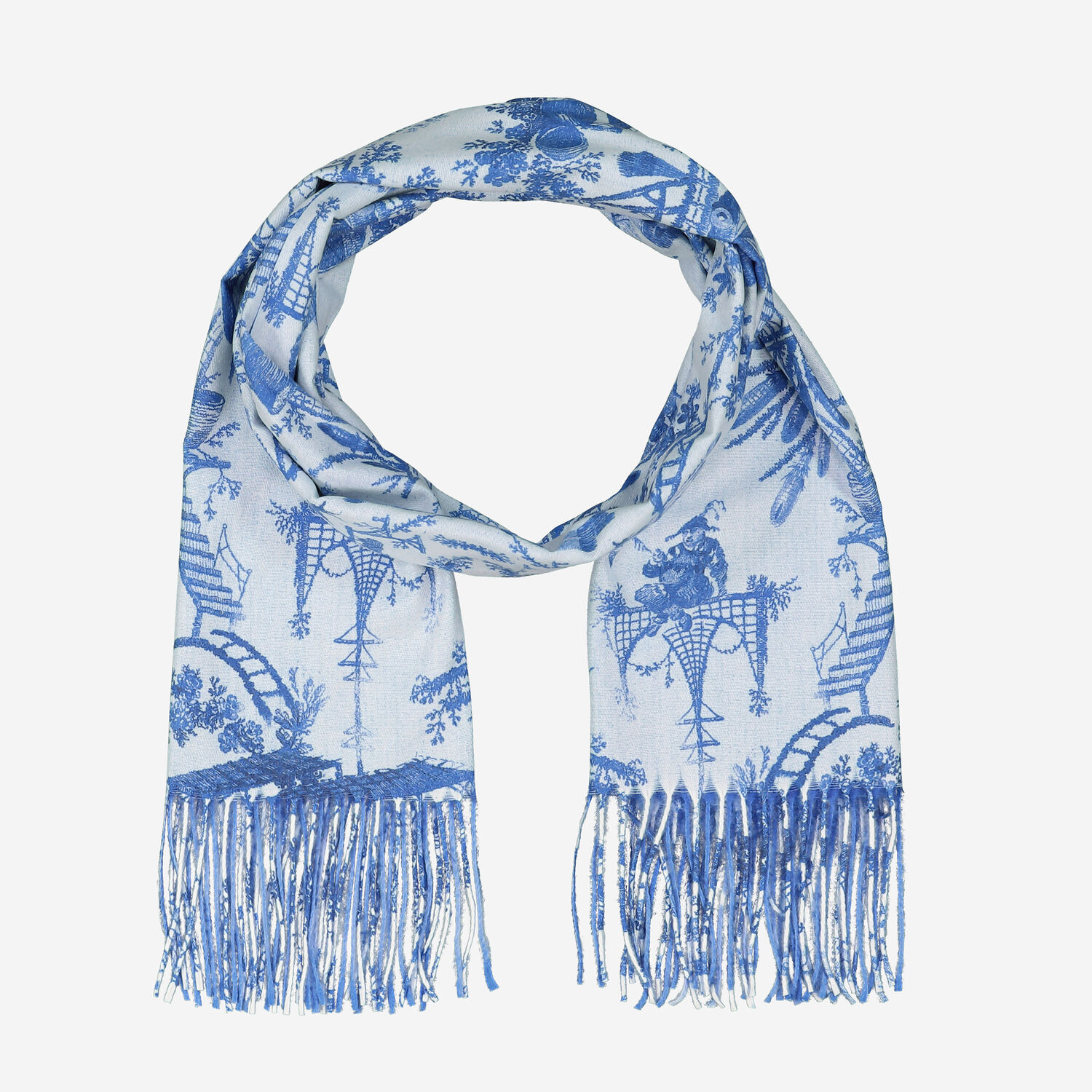 Cashmere Scarves Tk Maxx Scarf Ladies Blue British Museum