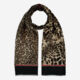 Brown Leopard Scarf 70x180cm - Image 1 - please select to enlarge image