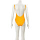 Orange Logo Detail Swimsuit  - Image 2 - please select to enlarge image