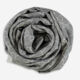 Light Grey GG Logo Wool Blend Stole - Image 2 - please select to enlarge image
