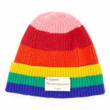 Multicolour Striped Beanie Hat