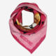 Pink Bear & Heart Graphic Scarf - Image 1 - please select to enlarge image