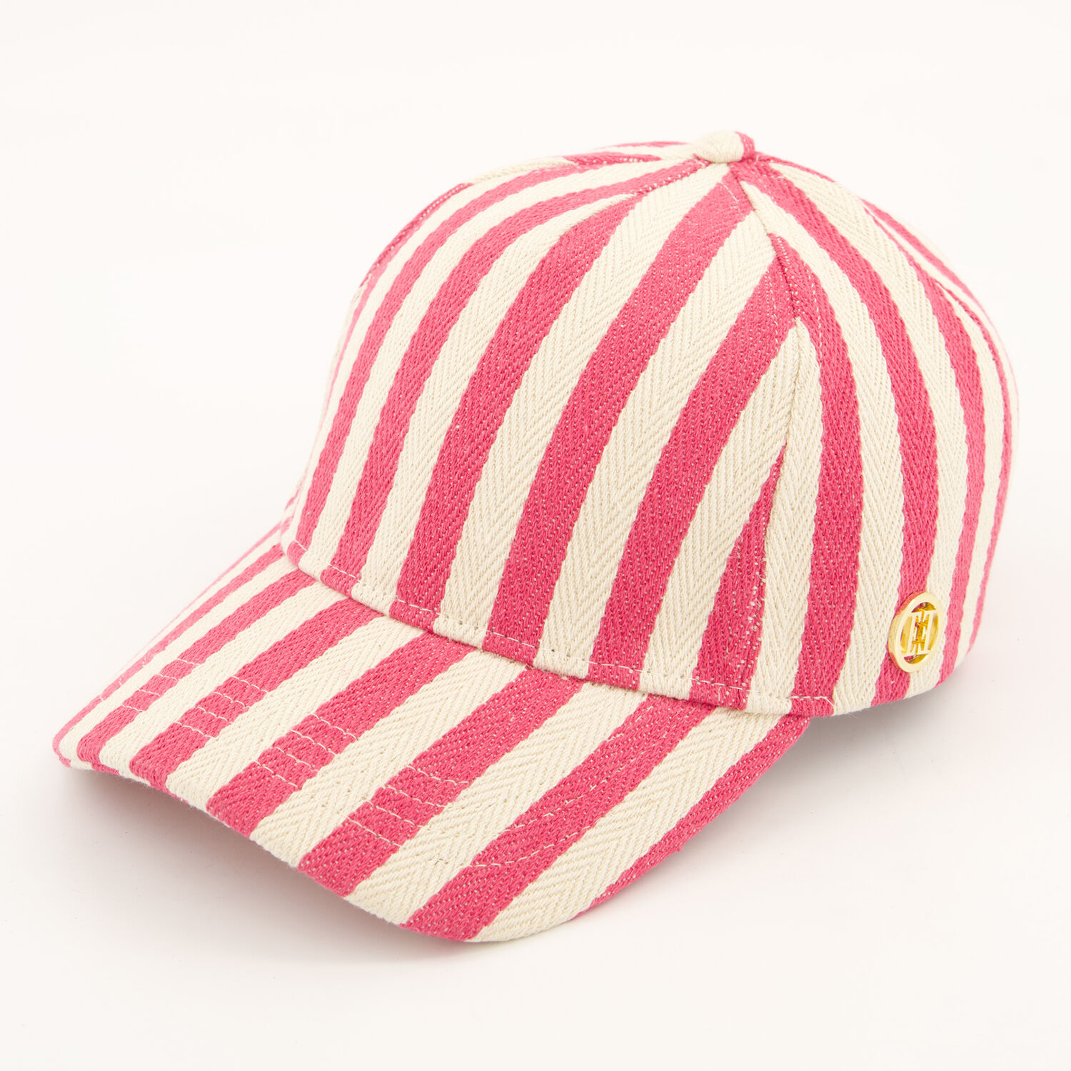Pink Wide Stripe Cap TK Maxx UK1