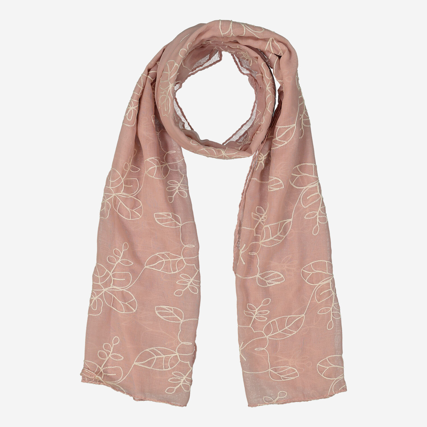 Blush Embroidered Patterned Scarf TK Maxx UK - Main Image