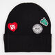 Black Knitted Beanie - Image 2 - please select to enlarge image