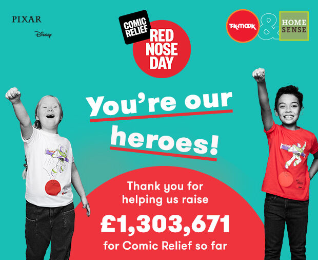 Red Nose Day & Comic Relief Red Nose Day Tshirts TK Maxx