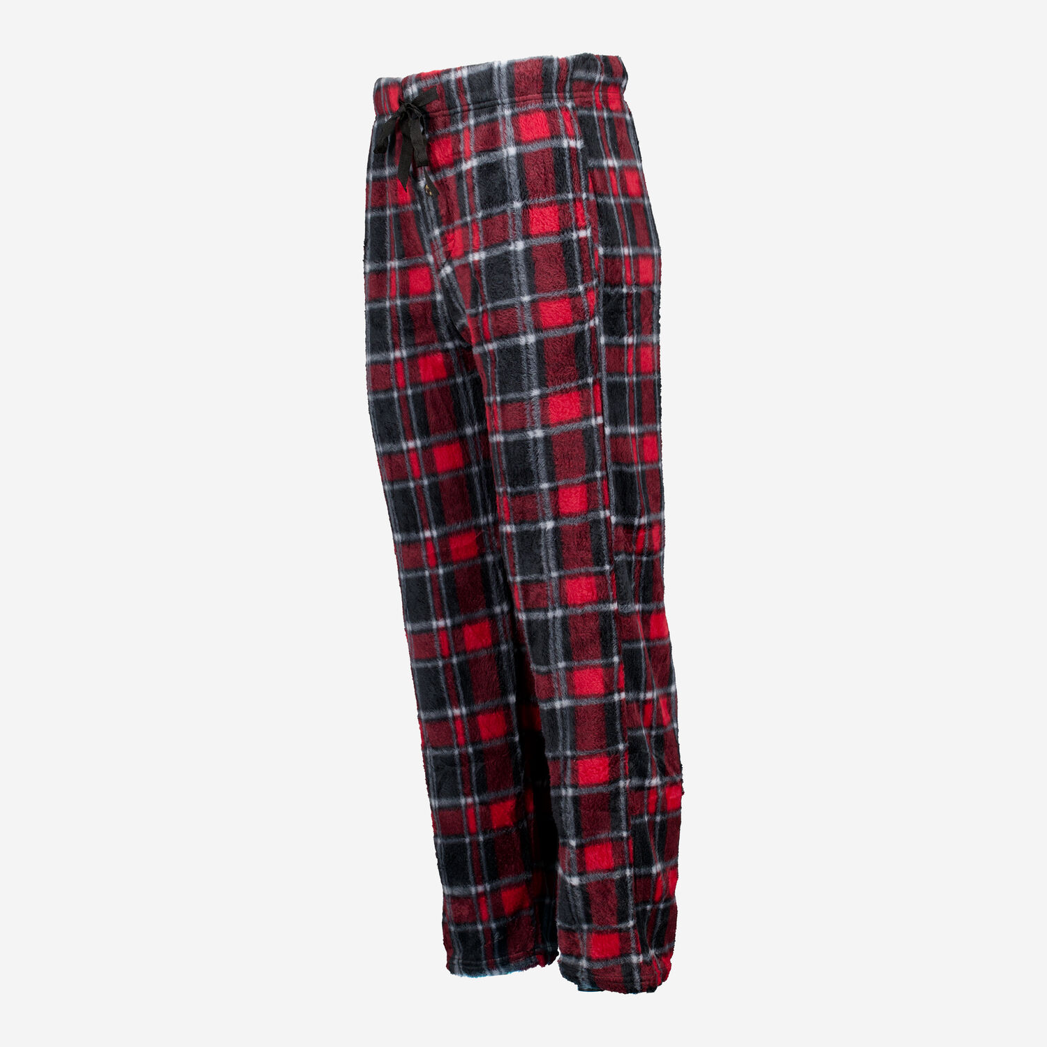 Black Red Plaid Fleece Trousers TK Maxx UK