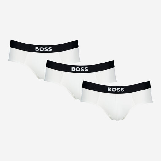 3er-Pack weiße Slips aus Baumwollstretch - Bild 1 - bitte auswählen, um das Bild zu vergrößern