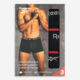 Three Pack Black Performance Sports Trunks - Image 2 - please select to enlarge image