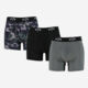 Three Pack Black & Grey Boxer Briefs - Image 1 - please select to enlarge image