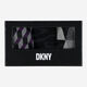 Three Pack Black & Grey Patterned Socks - Image 2 - please select to enlarge image