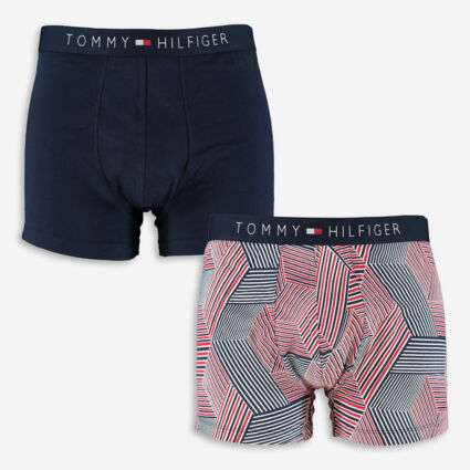 Two Pack Navy Blazer Icon Trunks - Image 1 - please select to enlarge image