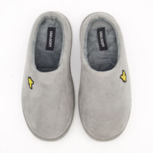 Grey Mule Slippers