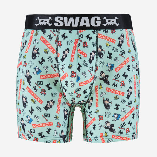 Blue Monopoly Themed Boxer Shorts - Image 1 - please select to enlarge image