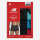 Four Pack Black Athletic Mesh Trunks  - Image 2 - please select to enlarge image