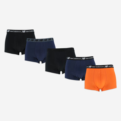 Five Pack Multicoloured Lifestyle Boxers - Image 1 - please select to enlarge image