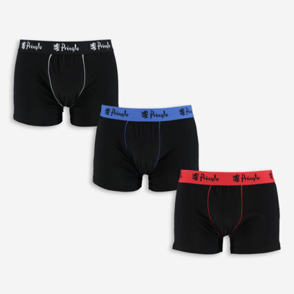 Black Three Pack Boxer - Image 1 - please select to enlarge image