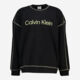 Black Fleece Lined Sweatshirt  - Image 1 - please select to enlarge image