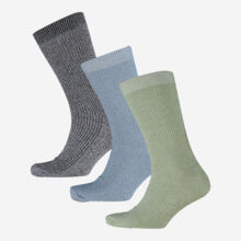 Three Pack Multicolour Bamboo Socks