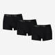 Three Pack Black Cotton Stretch Boxers - Image 1 - please select to enlarge image