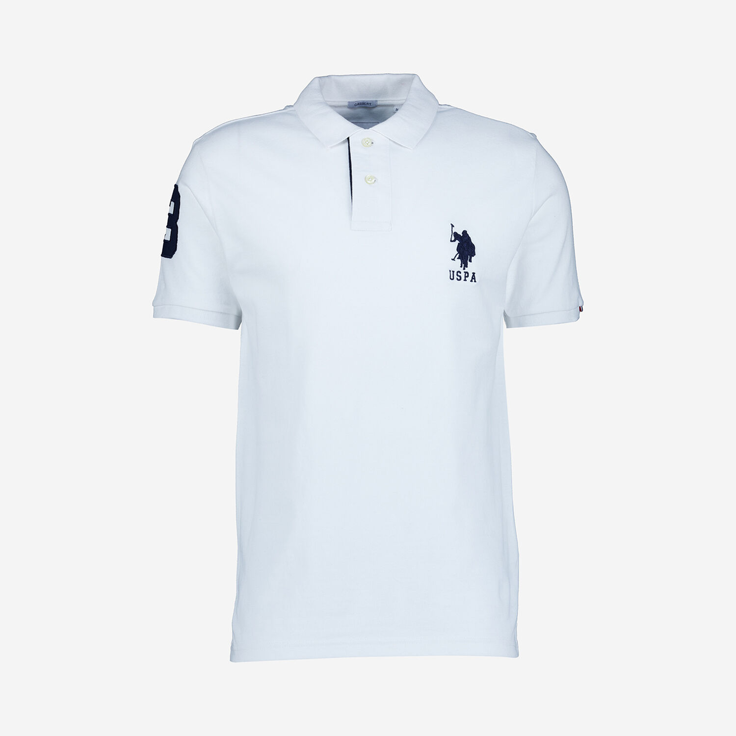 White Player Polo Shirt TK Maxx UK - Main Image