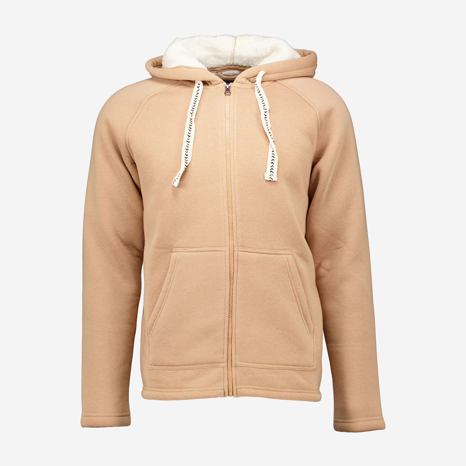 Beige Sherpa Lined Hoodie TK Maxx UK
