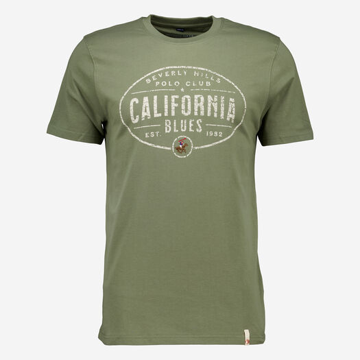 Olive Branded T Shirt  - Image 1 - please select to enlarge image