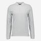 Grey Embroidered Logo Polo Shirt  - Image 1 - please select to enlarge image