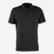Black Allover Polo Shirt - Image 1 - please select to enlarge image