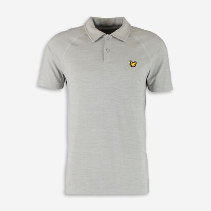 Grey Golf Polo Shirt - Image 1 - please select to enlarge image