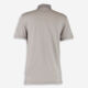 Cream & Grey Golf Microstripe Polo Shirt - Image 2 - please select to enlarge image