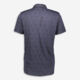 Navy Jacquard Polo Shirt - Image 2 - please select to enlarge image