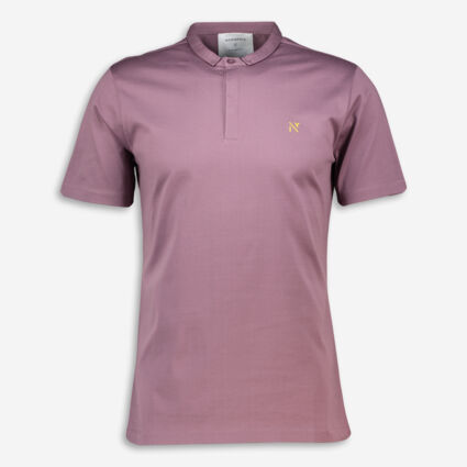 Purple Flint Polo Shirt - Image 1 - please select to enlarge image