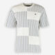 Cream & Multi Stripe T Shirt - Image 1 - please select to enlarge image