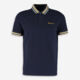 Navy House Collar Polo Shirt - Image 1 - please select to enlarge image