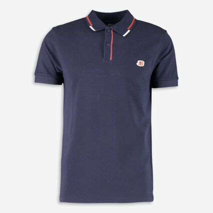 Navy Polo Shirt - Image 1 - please select to enlarge image