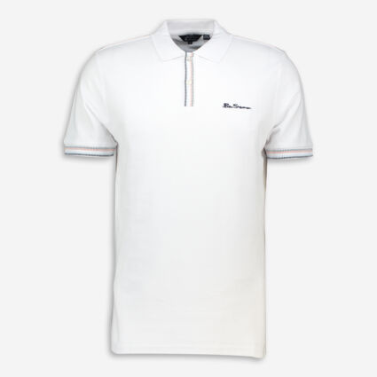 White House Collar Polo Shirt - Image 1 - please select to enlarge image