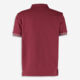 Maroon Colourful Trim Polo Shirt  - Image 2 - please select to enlarge image