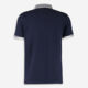 Navy Collar Detail Polo Shirt  - Image 2 - please select to enlarge image